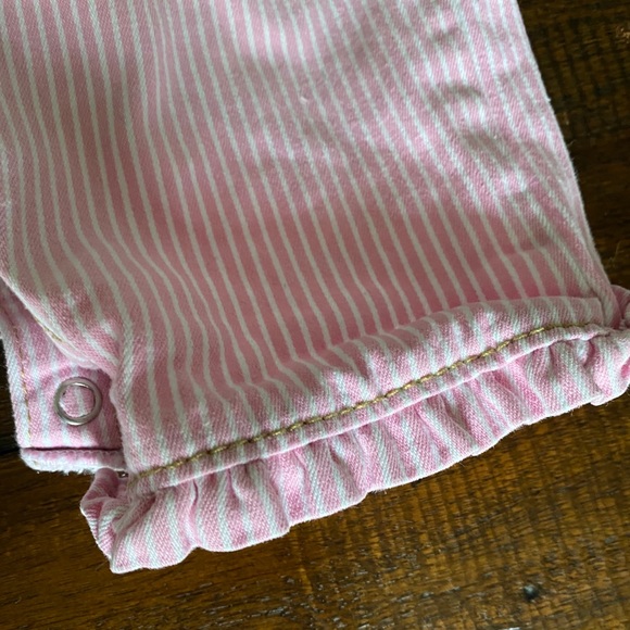 Cute pink jean overalls - 18 months - Picture 3 of 4